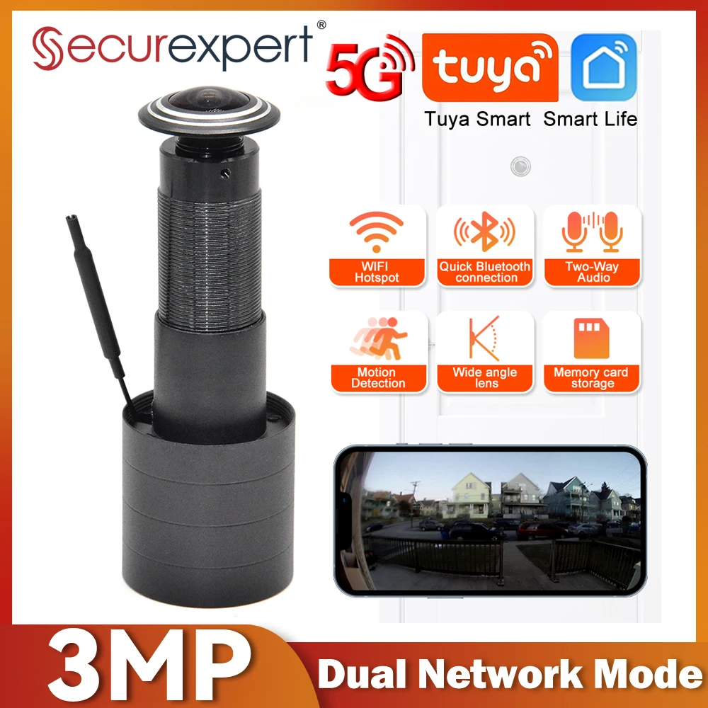 Smart Home Camera Ezviz - كاميرا مراقبة للباب بدقة 3 ميجابكسل