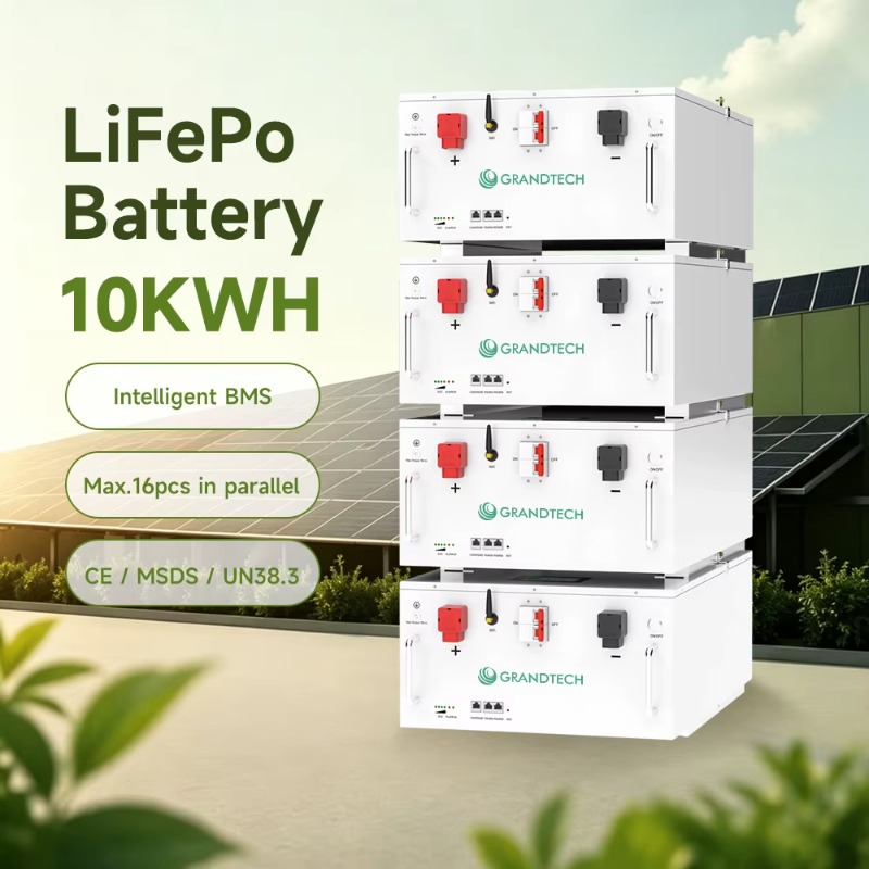 Smart Home Energy Monitor - بطارية LiFePO4 ذكية 48 فولت مع