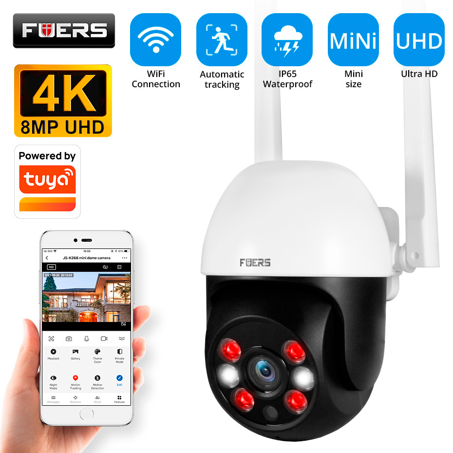 Smart Home Camera Ezviz - كاميرا IP خارجية من Fuers بدقة