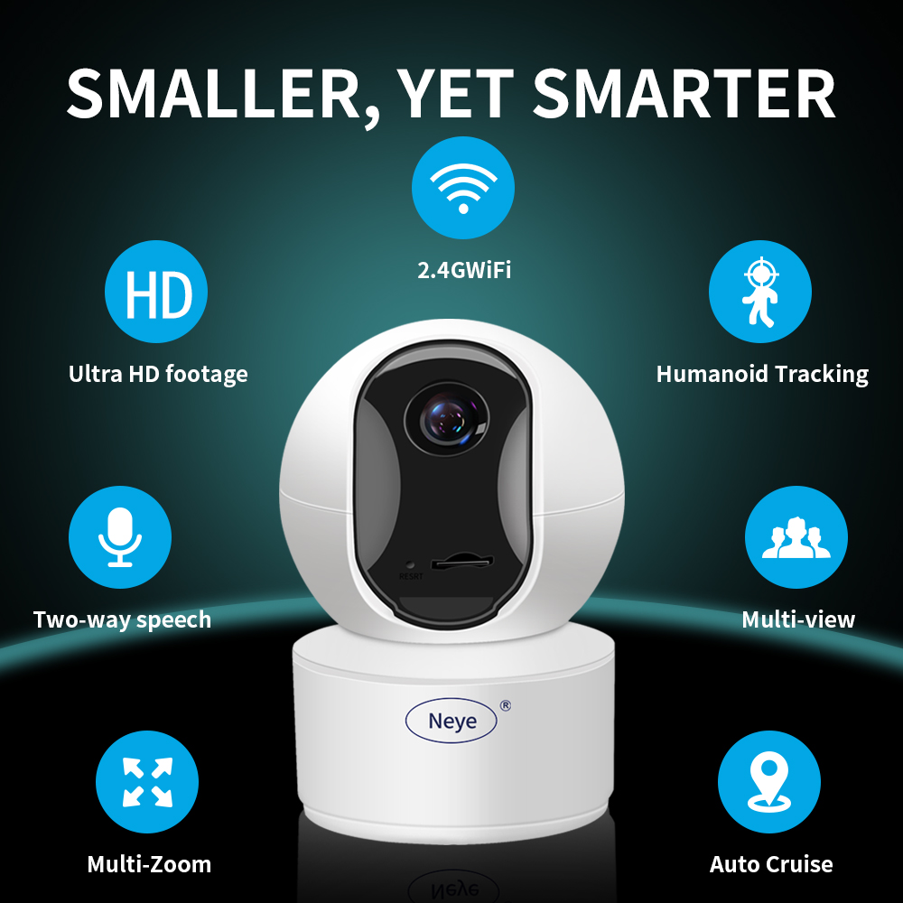 Smart Home Camera Ezviz - كاميرا IP ذات إمالة داخلية ،