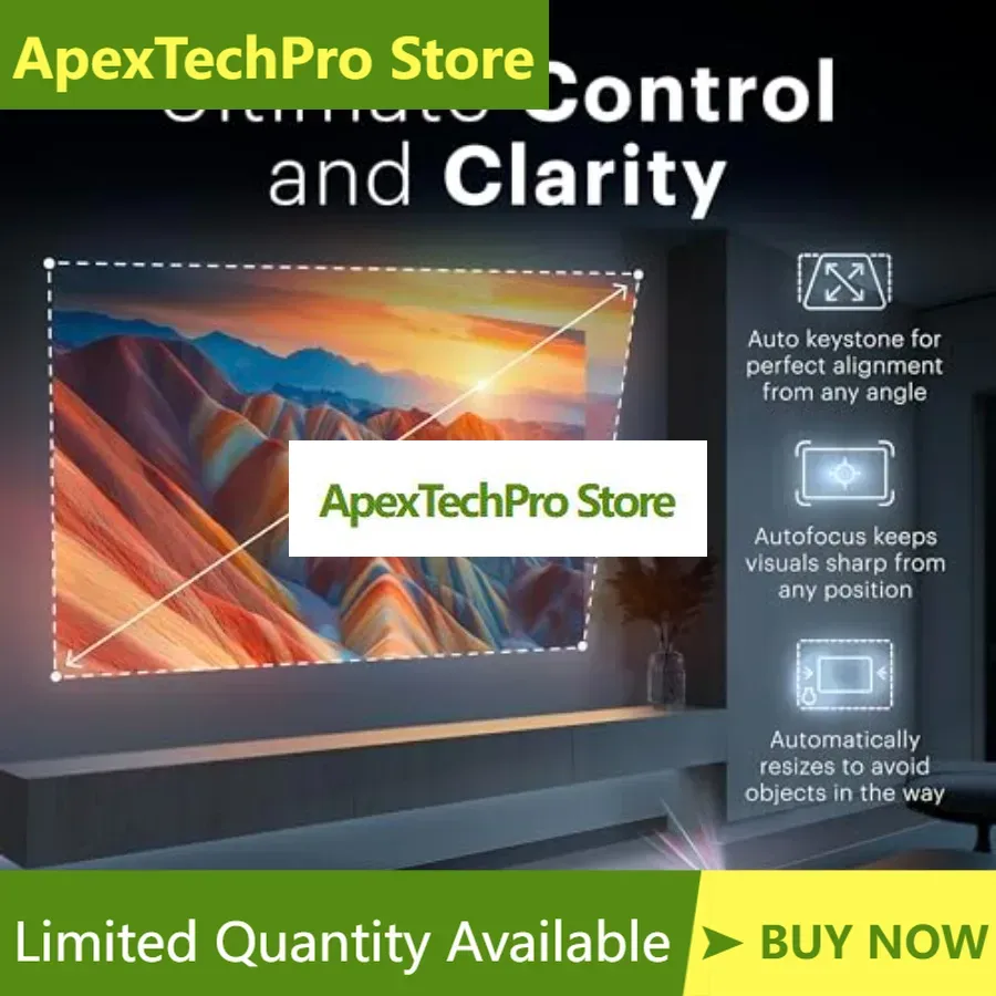 Smart Home Remote - جهاز عرض ApexTPFlik X20 الذكي بدقة
