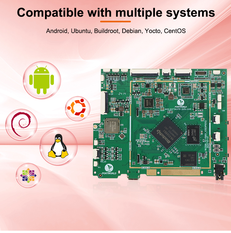 Smart Home Market - لوحة أم RK3568 مخصصة للتصنيع حسب
