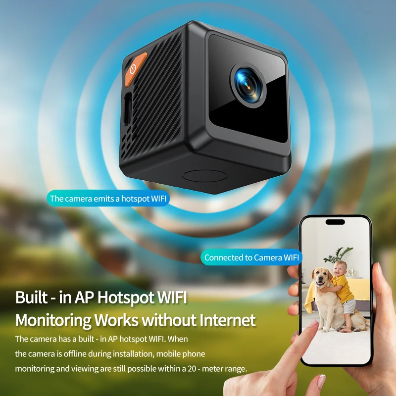 Smart Home Cctv Camera - W02 1080P حماية أمنية صغيرة للمنزل