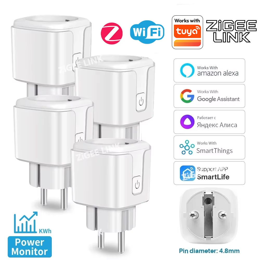 Smart Home Energy Monitor - قابس ذكي ZigBee EU بقوة 16