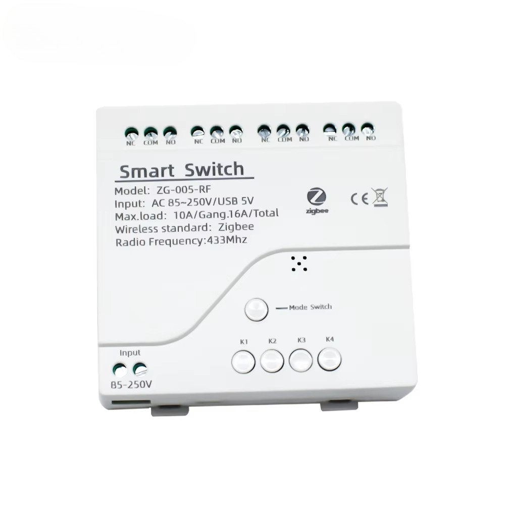 Smart Home Switch - وحدة تحكم تويا 4 قنوات زيجبي