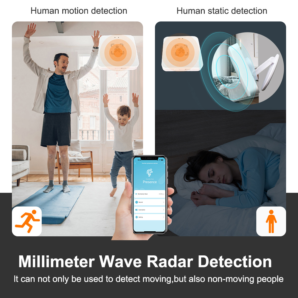 Tuya WiFi/Zigbee كاشف الوجود ا - مراجعة Zigbee Motion Sensor وسعره