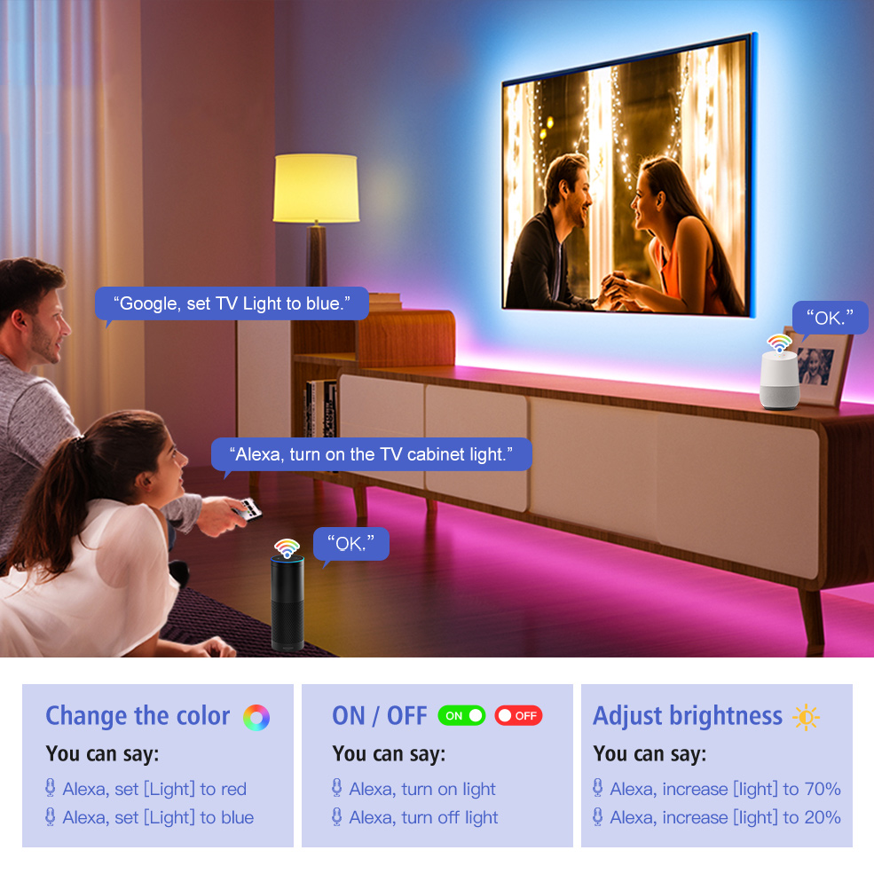 الذكية LED قطاع أضواء RGB 5050 - مراجعة Smart Home Llm وسعره