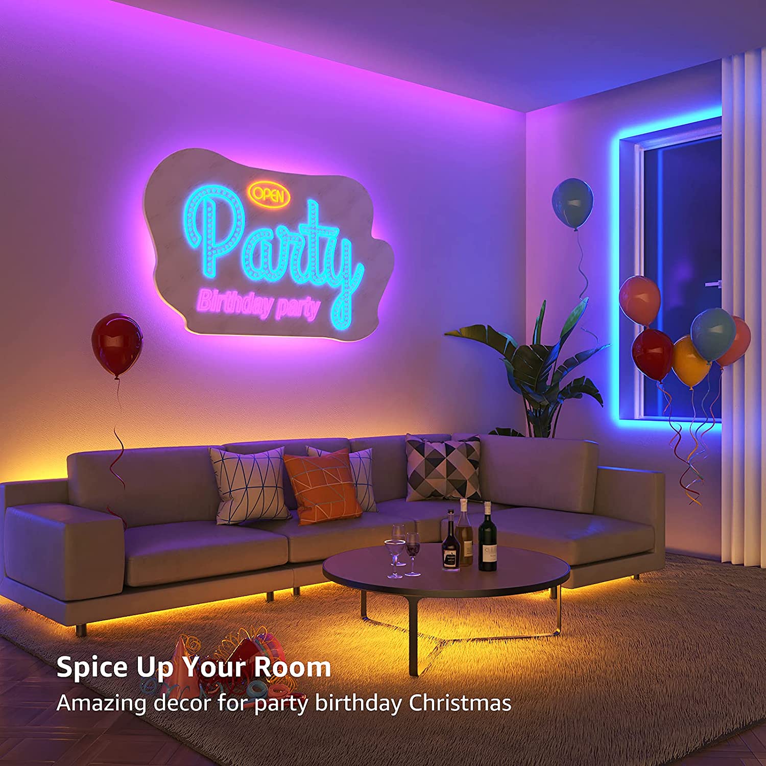 الذكية LED قطاع أضواء RGB 5050 - مراجعة Smart Home Llm وسعره