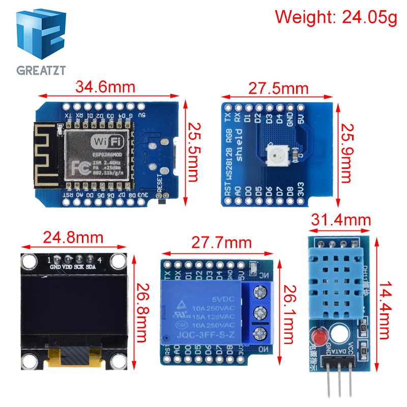 WeMos D1 Mini ESP8266 ESP-12F  - مراجعة Smart Home Esp8266 وسعره