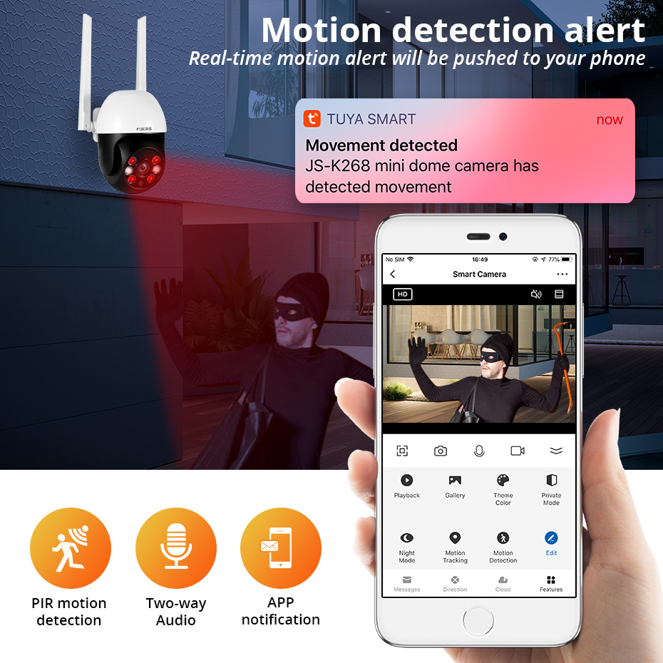 كاميرا IP خارجية من Fuers بدقة - مراجعة Smart Home Camera Ezviz وسعره