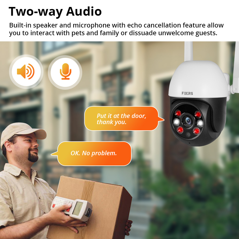 كاميرا IP خارجية من Fuers بدقة - مراجعة Smart Home Camera Ezviz وسعره
