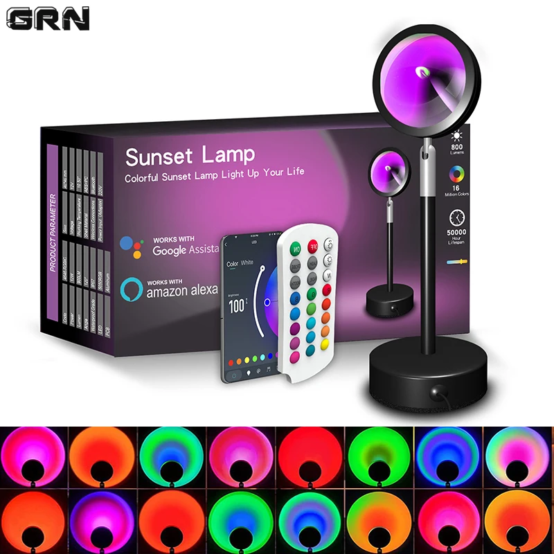 مصباح غروب الشمس الذكي LED ، م - مراجعة Smart Home Network وسعره