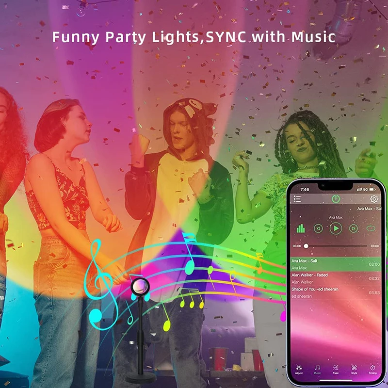 مصباح غروب الشمس الذكي LED ، م - مراجعة Smart Home Network وسعره