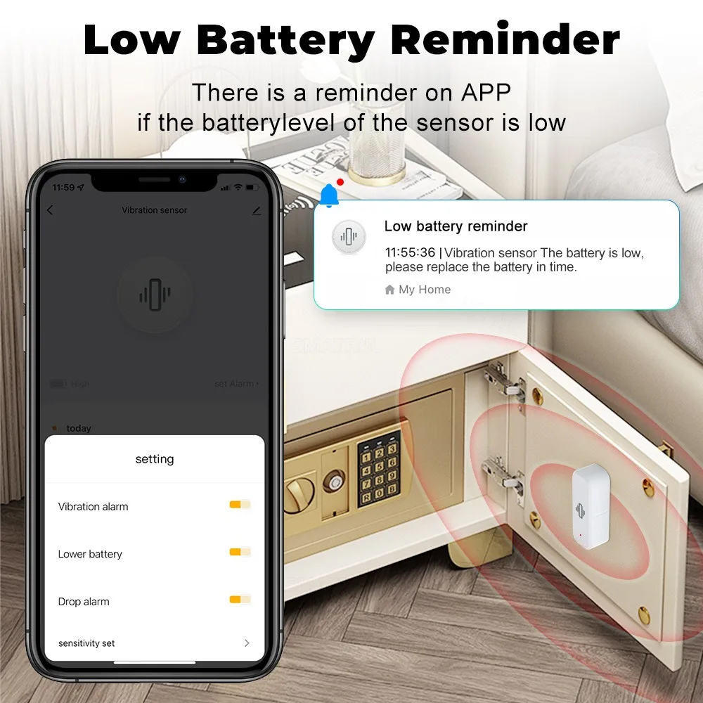 مستشعر الاهتزاز الذكي زيجبي ال - مراجعة Zigbee Motion Sensor وسعره