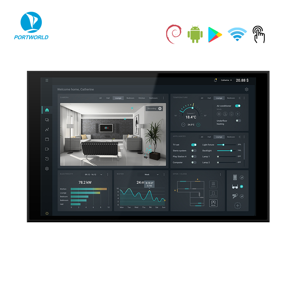لوحة تحكم ذكية جديدة نحيفة مقا - مراجعة Smart Home Market وسعره