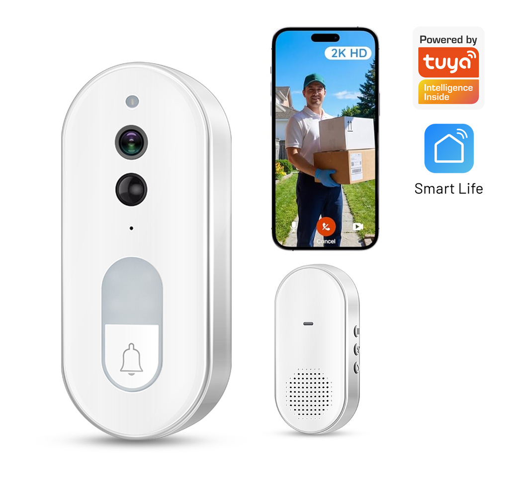 جرس باب ذكي لاسلكي من تويا مع  - مراجعة Smart Home Cctv Camera وسعره
