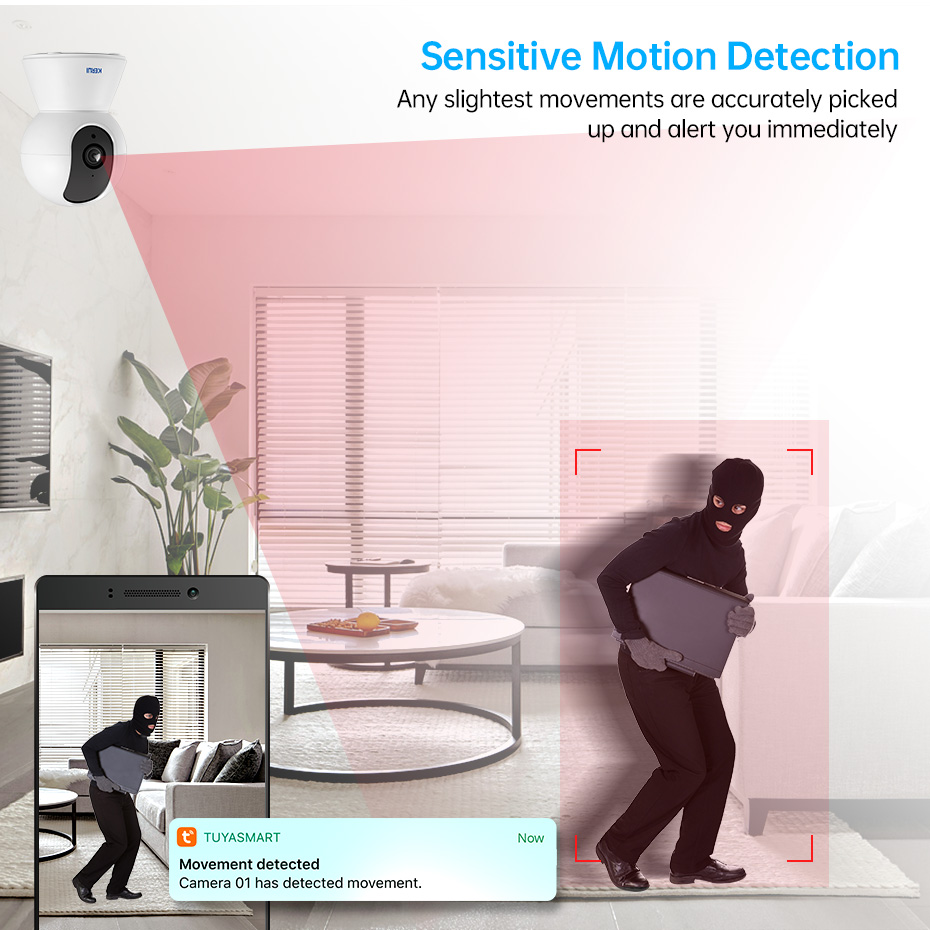 كاميرا KERUI 4K 8MP Tuya الذكي - مراجعة Smart Home Camera Ezviz وسعره
