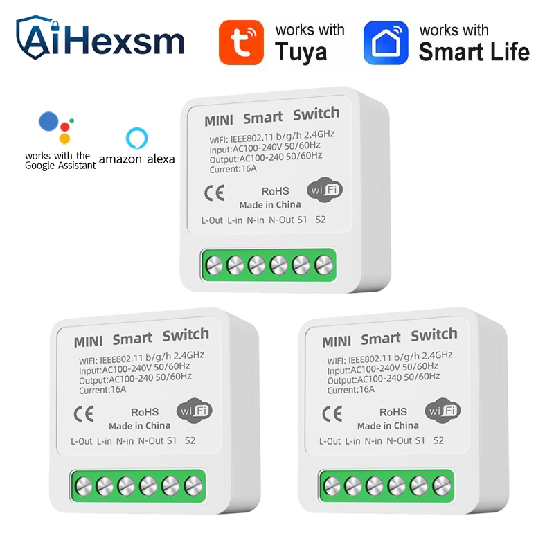16A Tuya WiFi مفتاح ذكي 2-way  - مراجعة Smart Home Energy Monitor وسعره