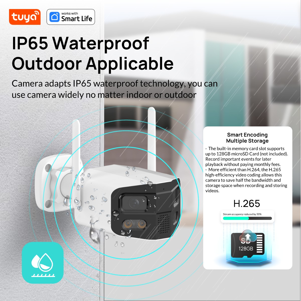 تويا سمارت 4MP 2.5K عدسة مزدوج - مراجعة Smart Home Camera Ezviz وسعره