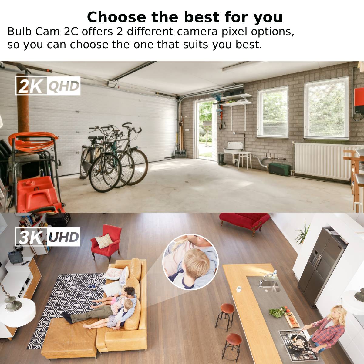 كاميرا مراقبة IMOU Bulb Cam 2C - مراجعة Smart Home For Windows وسعره