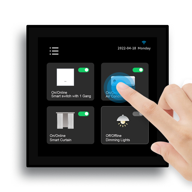 2022 T8E Linux 4 بوصة تعمل بال - مراجعة Smart Home Touchscreen Control Panel وسعره