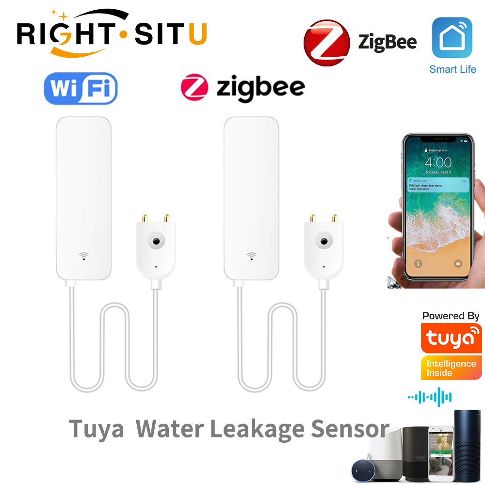 Tuya WiFi مستشعر تسرب المياه،  - مراجعة Smart Home Network وسعره