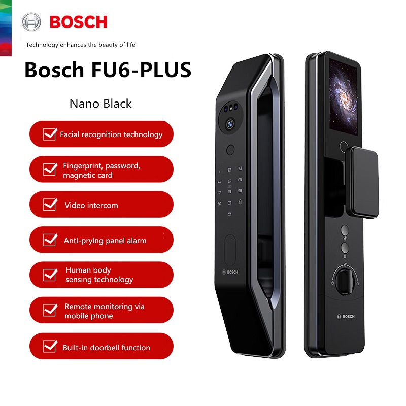 قفل باب ذكي من بوش FU6 مع خاصي - مراجعة Smart Home Bosch وسعره
