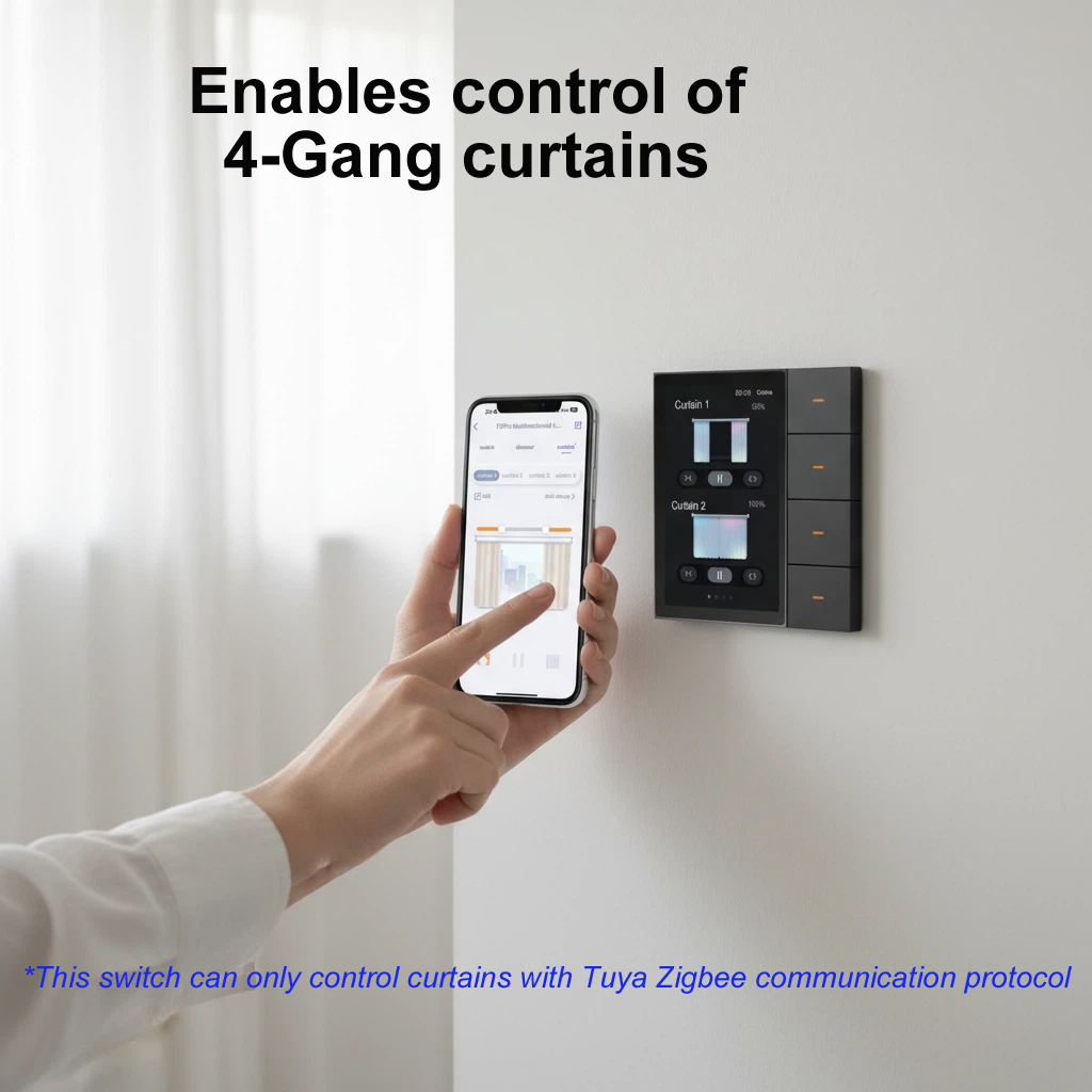لوحة تحكم ذكية F3-pro من Tuya  - مراجعة Smart Home Touchscreen Control Panel وسعره