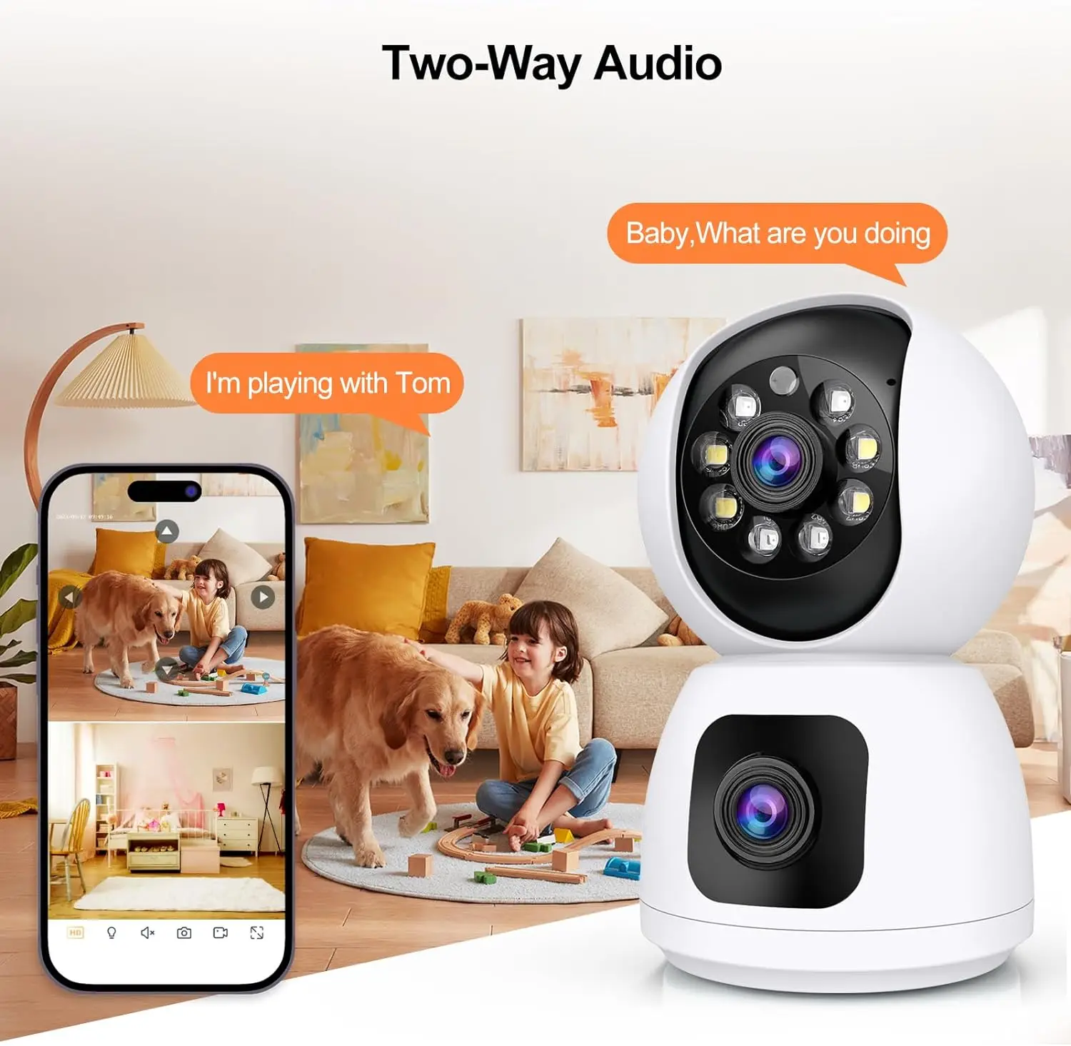Tuya 4K 8MP HD واي فاي كاميرا  - مراجعة Smart Home Cctv Camera وسعره