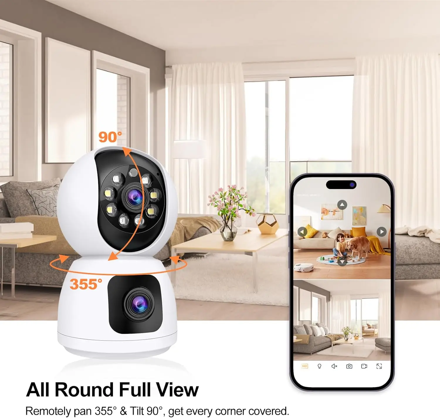 Tuya 4K 8MP HD واي فاي كاميرا  - مراجعة Smart Home Cctv Camera وسعره