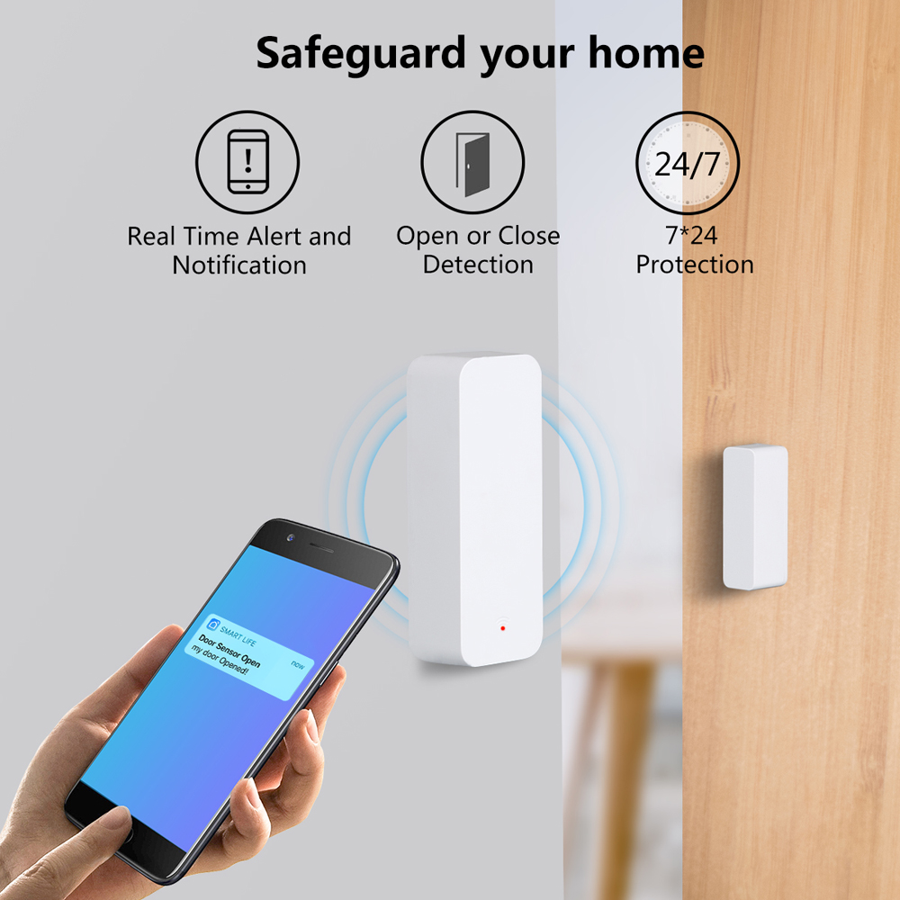 مستشعر الاتصال بالباب والنافذة - مراجعة Smart Home Remote وسعره
