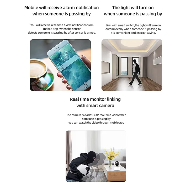 مستشعر حركة ذكي بتقنية PIR وWi - مراجعة Zigbee Motion Sensor وسعره