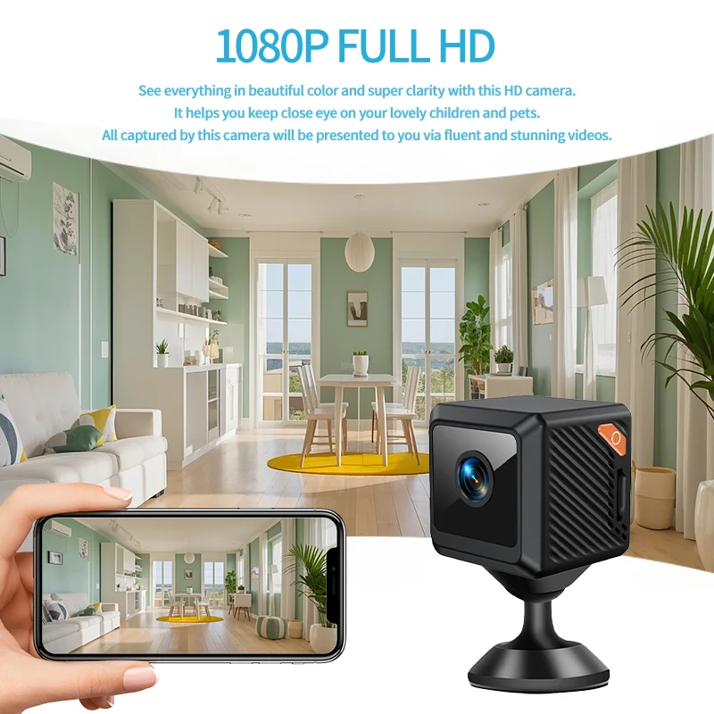 W02 1080P حماية أمنية صغيرة لل - مراجعة Smart Home Cctv Camera وسعره