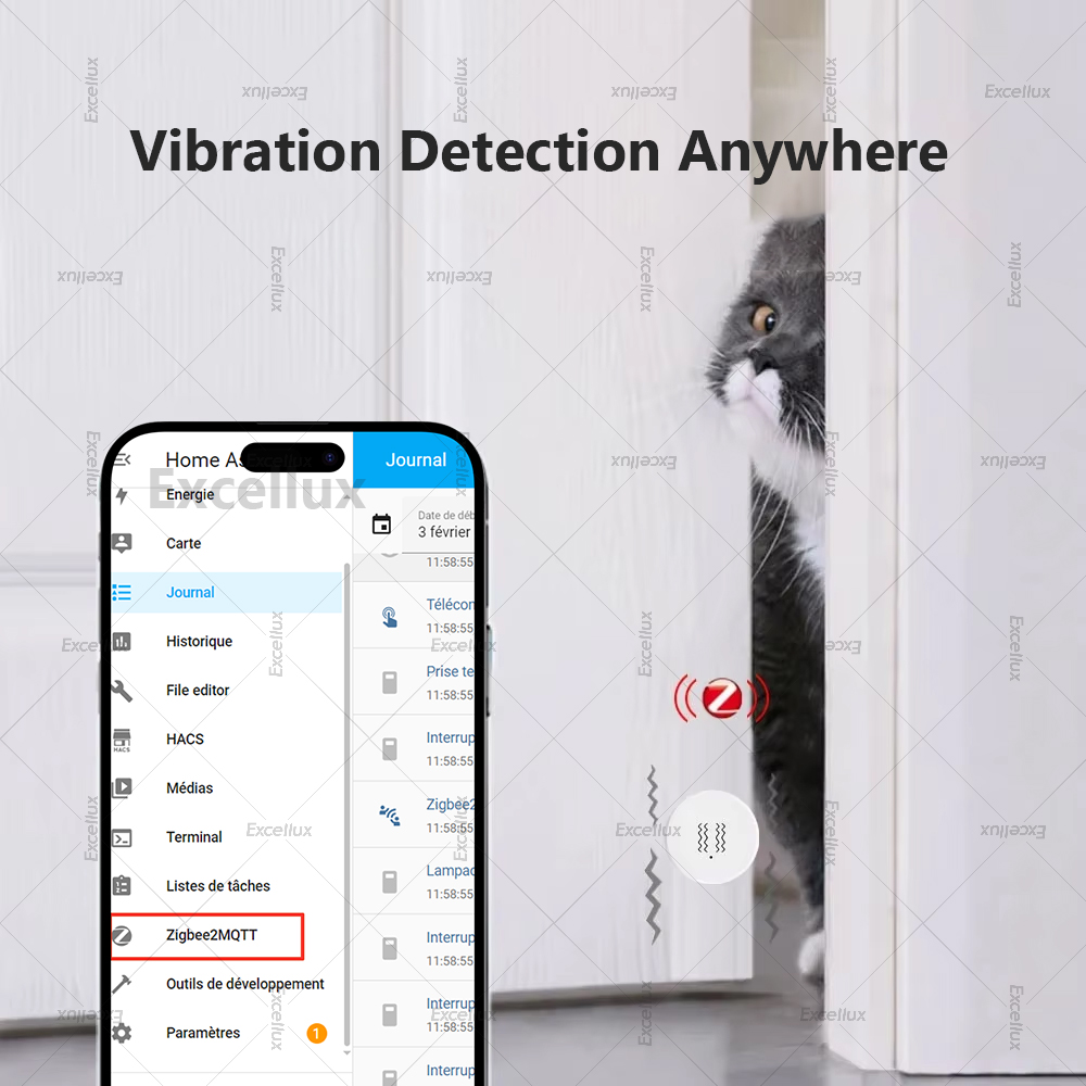Zigbee 3.0 مستشعر الاهتزاز الذ - مراجعة Zigbee Motion Sensor وسعره