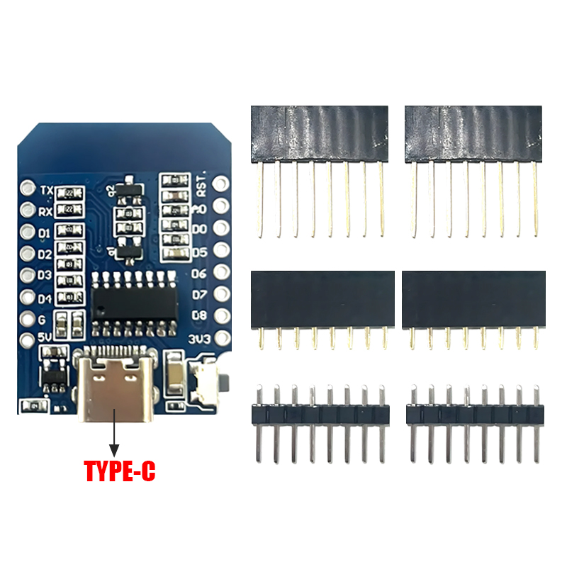 XCW WeMos D1 Mini TYPE-C/Micro - مراجعة Smart Home Esp8266 وسعره