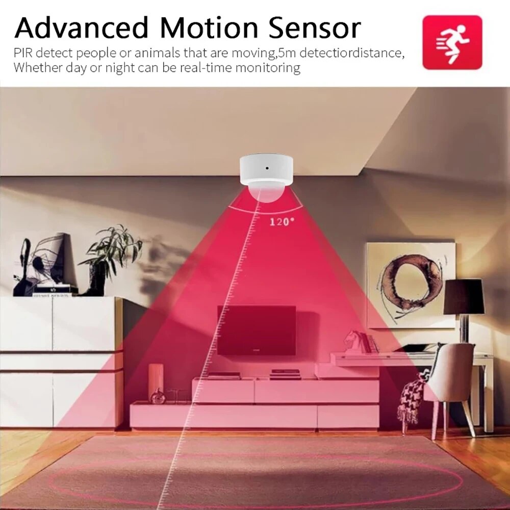 زيجبي Mini PIR محس حركة كاشف ا - مراجعة Zigbee Motion Sensor وسعره