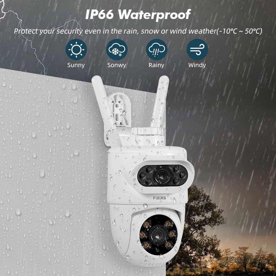FUERS 5K 10MP عدسة مزدوجة كامي - مراجعة Smart Home Camera Ezviz وسعره